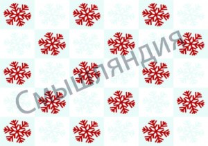 . 49 Фон Снежинки